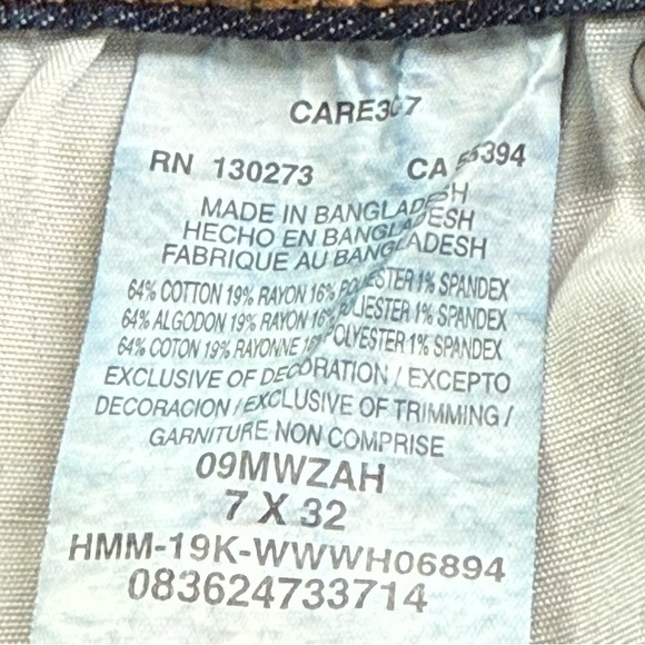 Wrangler Blue Boot Cut Jeans Classic Style Sz 7X32 - Picture 9 of 9